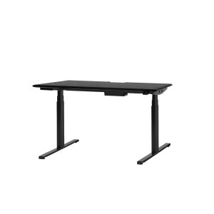 Alle Height Adjustable Desk 140 cm / 55 in (US) - Black Oak