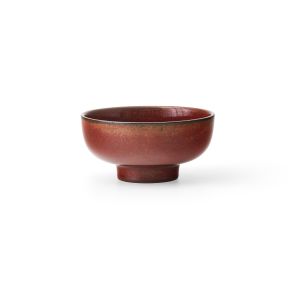 New Norm Footed Bowl Ø12 - Red Glazed