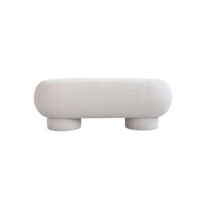 Big Foot Bench - Boucle Off White