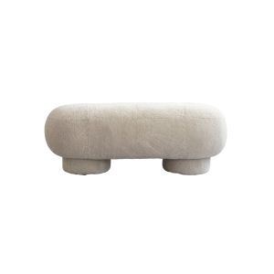 Big Foot Bench - Sheepskin Sandshell