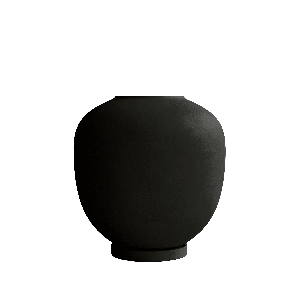 Sunao Vase, Big - Black
