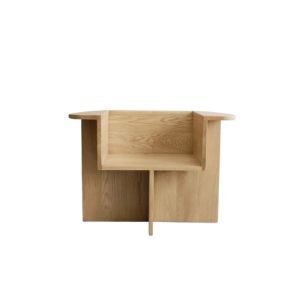 Brutus Lounge Chair - Natural Oak