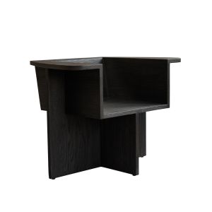 Brutus Lounge Chair - Coffee Black Oak