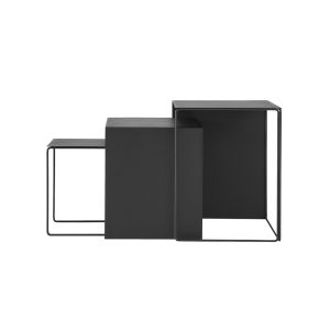 The Carrie Cluster Tables - Black, Set of 3