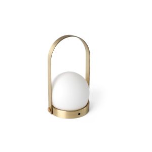 The Carrie Portable Table Lamp - Wireless - Brushed Brass