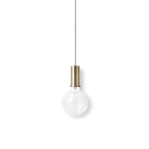 Collect Socket Pendant Low - Brass