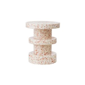 Bit Stool Stack White - Orange