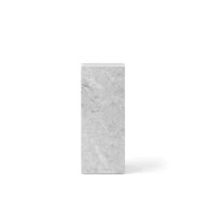 Plinth Pedestal - White Marble Carrara