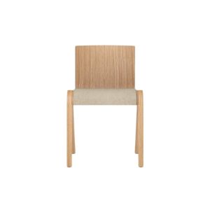 Ready Dining Chair Seat Upholstered - Natural Oak/Upholstery Audo Boucle 02