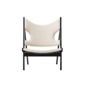Knitting Lounge Chair - Black Oak/Upholstery (Barnum Boucle 24)