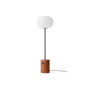 JWDA Floor Lamp - Red Travertine, Bronzed
