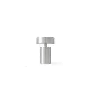Column Table Lamp Portable - Brushed Aluminum