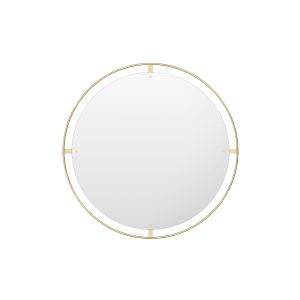 Nimbus Mirror Ø110 - Polished Brass