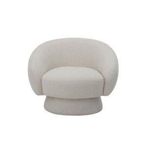 Ted Lounge Chair - Polyester White