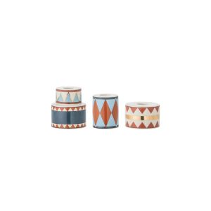 Bitja Candle Holder Set of 3 - Multicolour