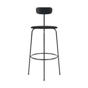 Afteroom Bar Chair Seat Upholstered - Black Painted Ash/Sierra 1001