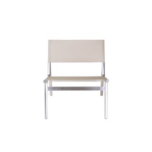 Union Outdoor Easy Chair - Aluminum / Sandstone Mesh