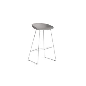 Bar stool About A Stool - Concrete Grey
