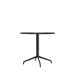 Harbour Column Dia80cm Dining Table Round With Star Base - Charcoal Linoleum