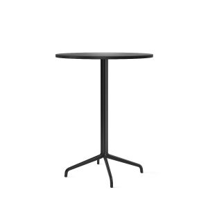 Harbour Column Dia80cm Bar Table Round With Star Base - Charcoal Linoleum