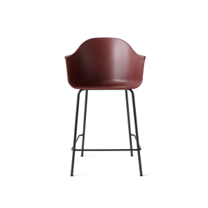 Harbour Counter Chair - Black/Burned Red