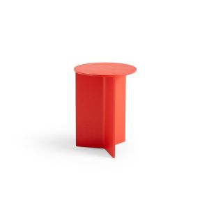 Slit Table Wood High - Candy Red