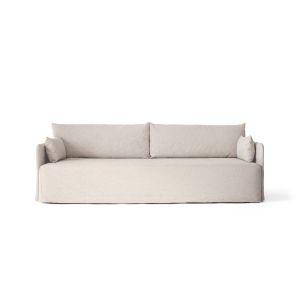 Offset Loose Cover Sofa 3 Seater - Menu Cotlin/Oat