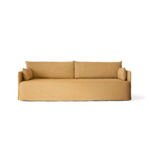 Offset Loose Cover Sofa 3 Seater - Menu Cotlin/Wheat