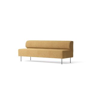 Eave 200 Dining Sofa - Black Steel Legs/Upholstery(Moss 022, Sacho, Kvadrat)
