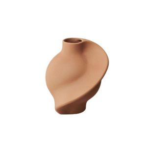 Ceramic Pirout Vase 01 Sanded Ocker