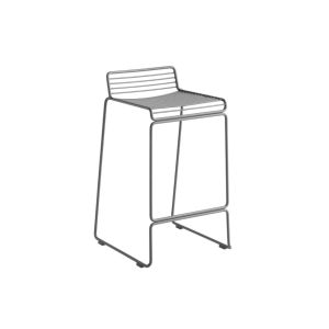 Hee Bar Stool Low H65 - Asphalt Grey