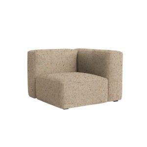 Mags Soft Corner Right Armrest Module - Upholstery Bolgheri LGG60, Beige Stitches