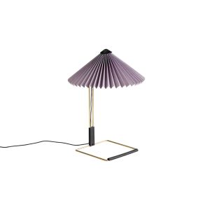 Matin Table Lamp 300 - Polished Brass Base / Lavender
