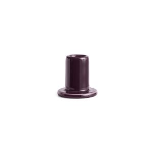 Tube Candleholder-Small-Bordeaux