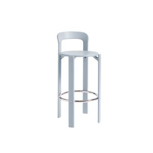 Rey Bar Stool High H75 - Slate Blue