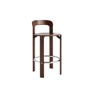 Rey Bar Stool Low H65 - Umber brown