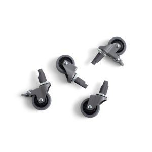 HAY Colour Crate Wheels-Set of 4-Large-Grey