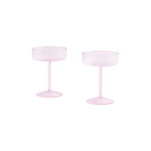 Tint Coupe Glass (Set of 2) - Pink