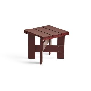 Crate Low Table - Iron Red Lacquered Pinewood