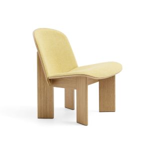 Chisel Lounge Chair - Lacquered Oak/Upholstery (Hallingdal-407)