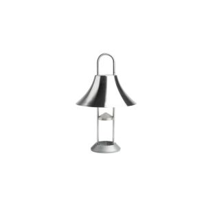 Mousqueton  Portable Lamp, Brushed Stainless Steel