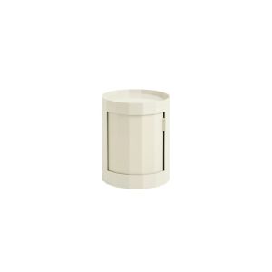 Facet Cabinet incl. feet and castors Low - Eggshell