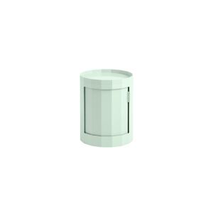 Facet Cabinet incl. feet and castors Low - Soft mint
