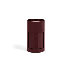 Facet Cabinet incl. feet and castors High - Burgundy