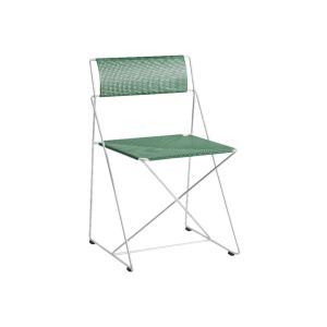 X-Line Chair Hot galvanised base-Leek green powder coated seat/back