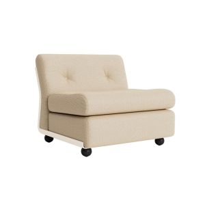 Amanta 1 seater Cream beige shell-Upholstery-Hallingdal-220