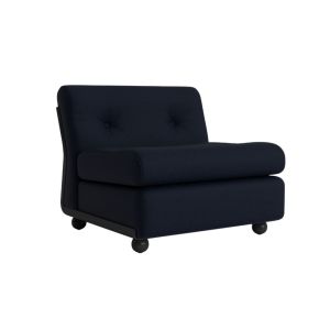 Amanta 1 seater Anthracite shell-Upholstery-Maglia-Blue black