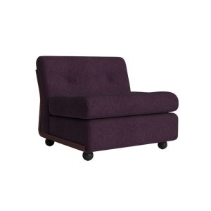 Amanta 1 seater Burgundy red shell-Upholstery-Turf-Burgundy