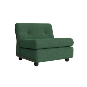 Amanta 1 seater Bottle green shell-Upholstery-Mode-040