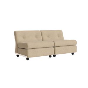 Amanta 2 seater Cream beige shell-Upholstery-Turf-Sand